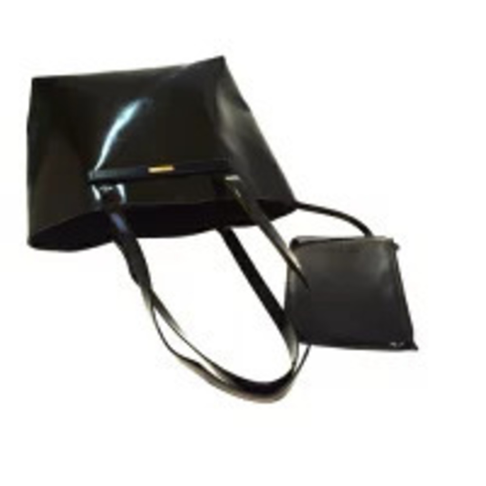 Gucci black patent leather tote bag Black - Picture 7 of 9